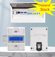 【Multifunctional】Electronic Watt Power Consumption Energy Meter Wattmeter kWh Din Rail 3 Phase 4 Wir