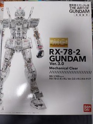 高達模型 Bandai MG Art of Gundam RX-78-2 GUNDAM Ver.3.0 會場限定機械透明版