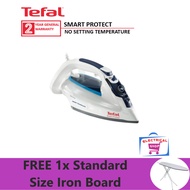 Tefal Steam Iron FV6872M0 Smart Protect Plus FV6872 ( 100% safe for All Fabrics , No burn ) 2800w Au
