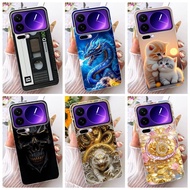 For Xiaomi 17 Pro Max 17Pro Phone Case On Mi 17 Xiomi Casing Cool Dragon Lion Tiger Cartoon Back Cov