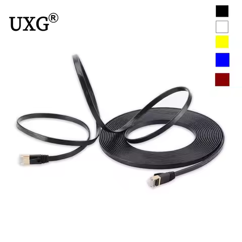 Super long CAT7 RJ45 Patch Ethernet LAN Network Cable For Router Switch gold plated cat7network cabl