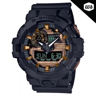 [Watchspree] Casio G-Shock GA-700 Lineup Neoclassic Black Resin Band Watch GA700RC-1A GA-700RC-1A