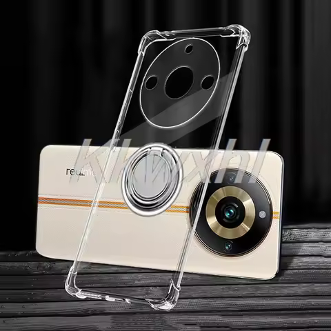 For Realme 11 Pro Pro+ Narzo 60 Pro 5G RMX3740 RMX3741 RMX3771 Back Ring Holder Bracket Phone Case O
