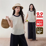 GIORDANO Women Shirt Non-Elastic Shirt Woven Fabric Shirt Stylish Item No. 18346715 High Quality Com