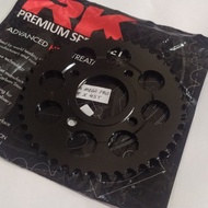 Premium Black Rear GearRK 428 Mega Pro New Mono Shock Verza CB 150 R CBR150 Sonic GTR 150 43T 44T 45