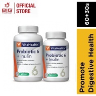 Vitahealth  Probiotic 6 + Inulin 60s + 30s