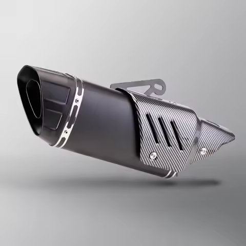Motorcycle Exhaust Muffler 51MM Racing Exhausts Pipe Kit K10 Tail Tube For 300SR 450SR 675SRR NX500 