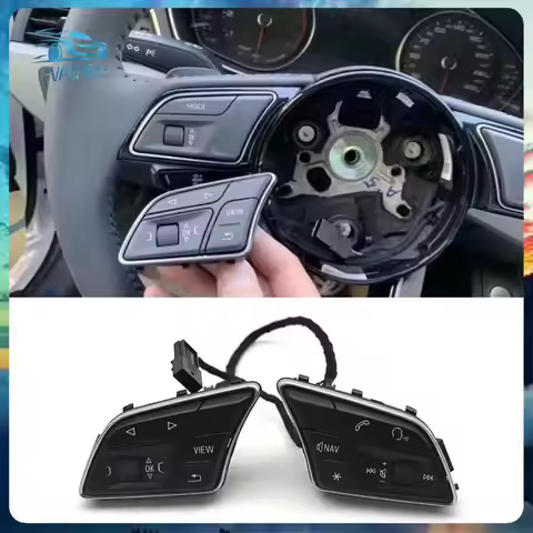 For Audi A4 B9 Multi-Function Steering Wheel Button 8W0 951 523 F 8W0951523F