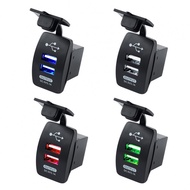 Dual USB Port Motorcycle Charger 12V 24V Waterproof for Electronic Devices