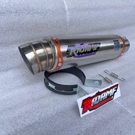 R474MF Exhaust Original inlet 50mm stainless (silincer only)