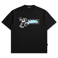 เสื้อยืดสีดำ KEEPFS 16s | ลาย Brick | ผ้า Cotton นุ่มใส่สบาย | Unisex S-5XL