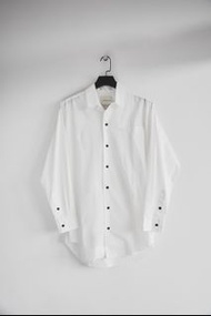 Professor.E AW18 "POEM" 18AW - Frayed Shirt 不收邊 長袖 白襯衫 46 全新