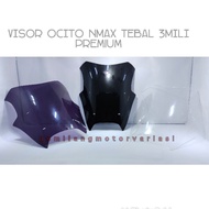 Nmax front shield ocito model 3mili 30cm, nmax windshield, nmax visor, nmax motorbike windshield, nm
