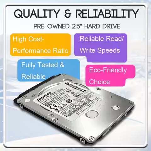 Used 2.5" 500GB 1TB Hard Disk Drive 2TB 4TB HDD SATA 320GB Laptop Notebook Harddisk Computer HD Disc