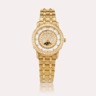 Blancpain Reference 6395-1896A-30A Villeret | A yellow gold and diamond-set automatic annual calenda