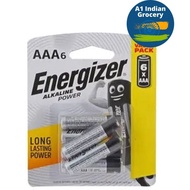 Energizer Battery E92 Aaa X 6