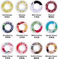 Round Fruity Ring Fun Playful Cup Seasoning Various Flavors Water Drop 0 Candy 0 Calories Fragrance 