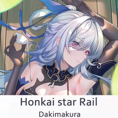 Honkai star Rail jingliu Dakimakura 2WAY Hugging Body Pillow Case Anime Otaku Pillow Cushion Cover X