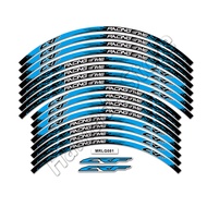 Motorcycle Wheel Sticker Rim Hub Reflective Decals For HONDA for 2 front 21 inch and rear 18 inch wh