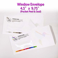 Envelope Printing 4.5" x 9.75" (114mm x 248mm) Pocket Peel & Seal (200pcs)