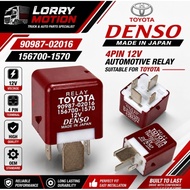 denso japan 4pin toyota automotive relay 90987-02016 156700-1570
