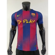 2025-26 FC Barcelona Player Version Jersey - Custom Name & Number High Quality Breathable Football S