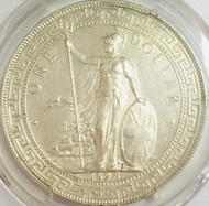 1898年站洋PCGS認證英國貿易銀幣