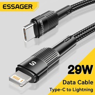 Essager 29W  PD USB C to L cable fast charging For iPhone 14 13 12 11 Pro Xs Max X Xr 8 7 6 Fast Cha