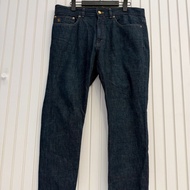 LV刺繡logo牛仔褲