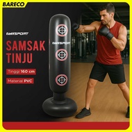 TaffSPORT Vertical Punching Bag Inflatable Punching Bag Pole 160cm - DS0097