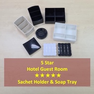 Hotel/Airbnb ABS Melamine Sachet Holder and Soap Tray [Ready Stock Fast Delivery]