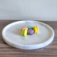 Carrara Marble Tray 25 Cm Diameter Original White Marble Tray Italian Cutting Board/