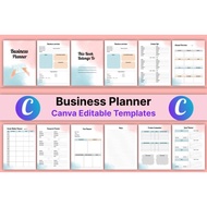 Editable Business Planner Canva Template