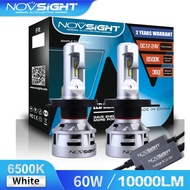 Novsight N9 car LED Headlight 9005 9006 H4 H11 H7 10000LM 60W 6500K Mini Size Plug and Play fog ligh
