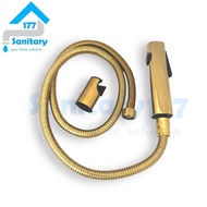 Jet shower Minimalist Box set GOLD 7Gset-yellow GOLD bidet Spray closet toilet bidet set washer