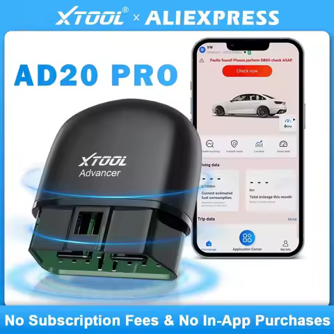 XTOOL Advancer AD20Pro Bluetooth OBD2 Scanner Added AI-Assisted All System Diagnostic Tools Lifetime