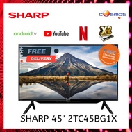[ Ready Stock ] Sharp_ AQUOS 45 Inch 45BG1X Full HD BG1X Android TV 2TC45BG1X