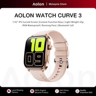 Aolon Curve 3 Smart Watch Women Original Bluetooth Call Customized Wallpaper Health Monitor Sports I