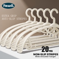Tawii.Wide Shoulder hanger Thickened Durable Non-slip Space Saving Anti Deformation Household