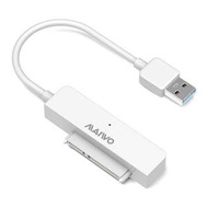 麦沃MAIWO K104A黑白色2.5寸SATA串口笔记本移动硬盘盒USB3.0硬盘座即插即用无需软件