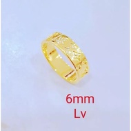 Ring Cincin Belah Rotan LV Emas Bangkok FREE COP 916