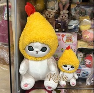 【現貨】旺角店- 日本🇯🇵mofusand 貓 炸蝦貓 炸蝦灰貓 大公仔 / 公仔匙扣 3鯊魚貓 萌貓 （日本正版）