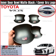 MS Toyota Vios 2019 to 2025 Inner Door Bowl Matte Black / Garnish Cover Grs Logo (Vios Aceesorries)