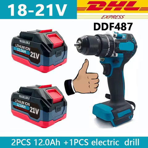 For BL18 Series 18V-21V Lithium-ion Replacement Battery 6/9/12Ah with EU Standard Charger Combo