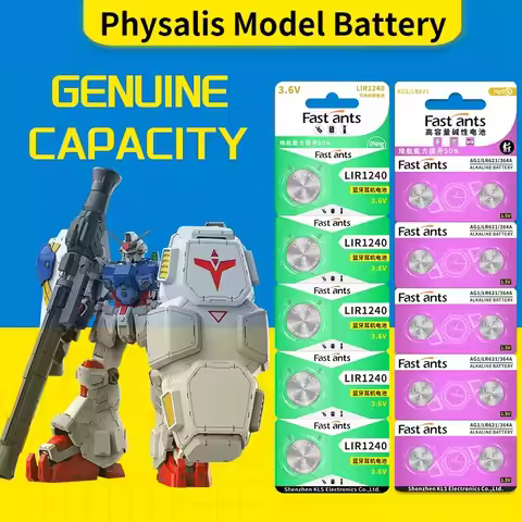 LIR1240 LIR1220 AG1 LR621 Button Battery gundam for Sol Model Gundam Physalis GP02 Toys Model Play R