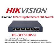hIKVISION DS-3E1510P-SI Hikvision 8 Port Gigabit Smart PoE Switch - Hikvision Smart POE Switch