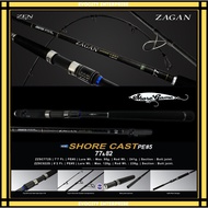 2023 Zen Zagan Shore Cast Fishing Rod | PE 5 | Butt Joint