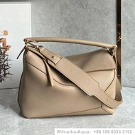 Calfskin L0E ** ⓁⓄⒺⓌⒺ  Original Label 1: 1 Geometric Bag Mini Portable Shoulder Messenger Bag Great 