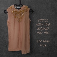 NEW WOMEN'S DRESS NEW ORIGINAL MIU M*IU BRANDTAG