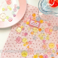 Blogger Color Transparent Button DIY Decorative Handbook Super Cute Blogger 061